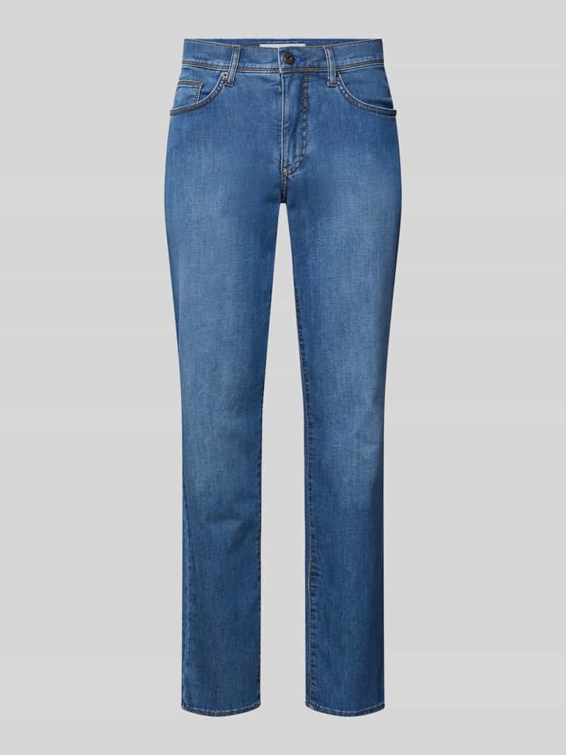 BRAX Straight fit jeans met labelpatch, model 'CADIZ'