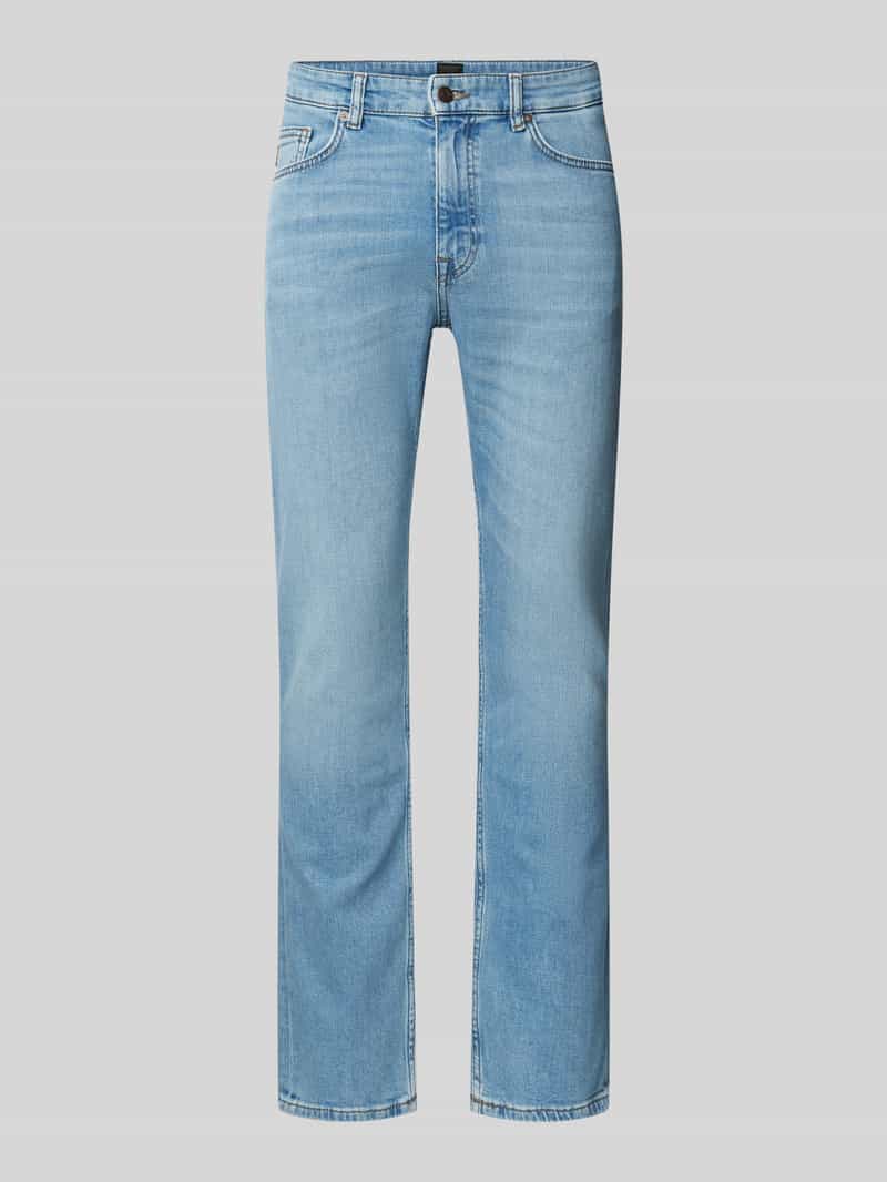 Boss Orange Slim fit jeans met labeldetail, model 'DELAWARE'