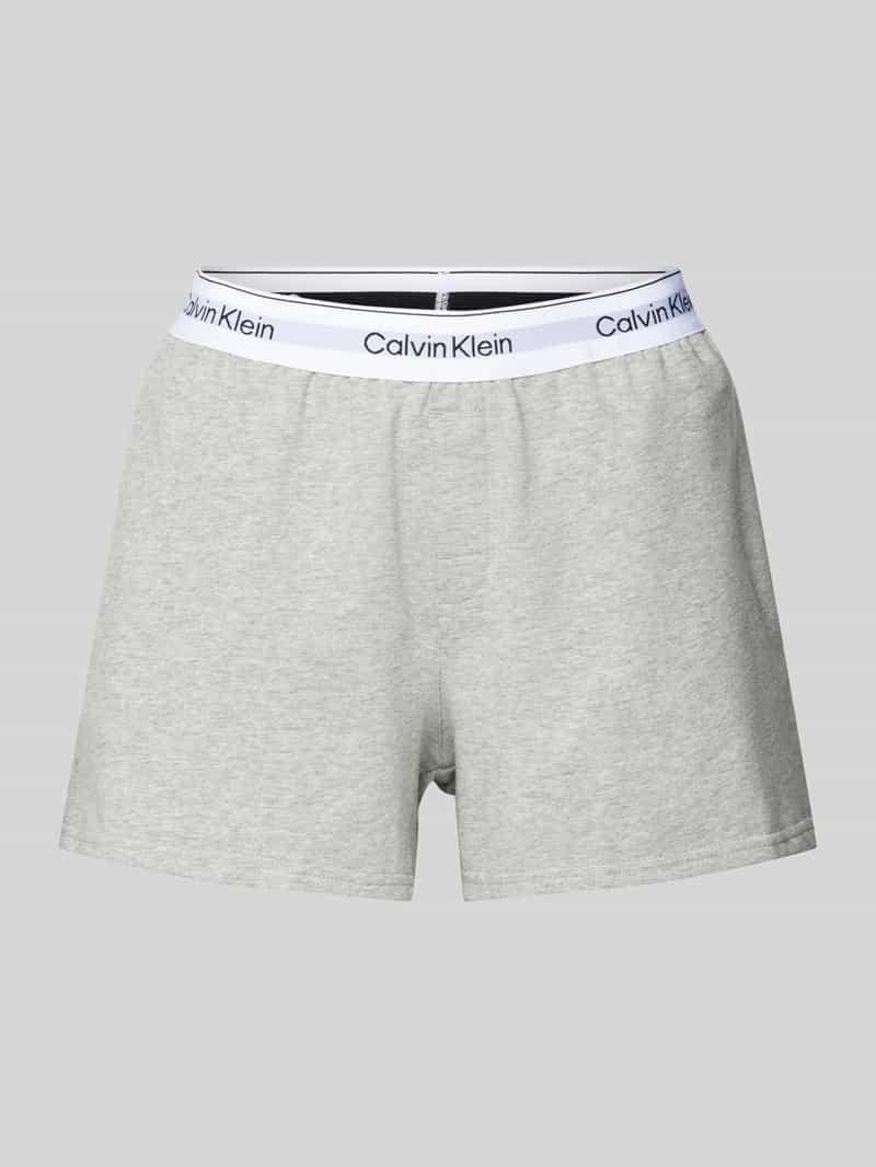 Calvin Klein Underwear Korte broek in gemêleerde look met elastische band