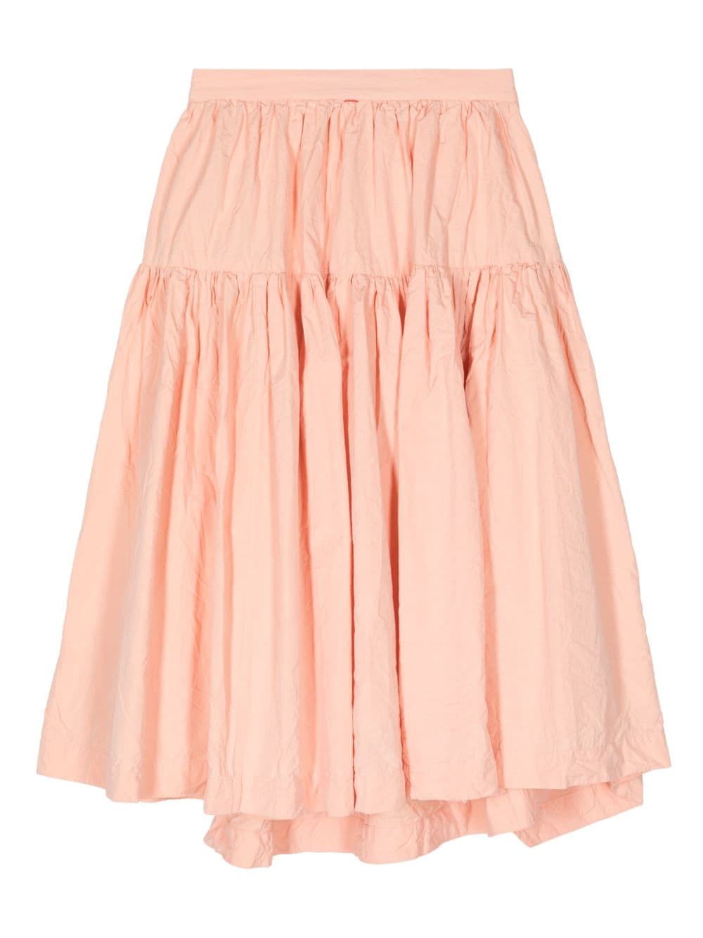 Casey Casey Javeline asymmetric cotton skirt - Roze
