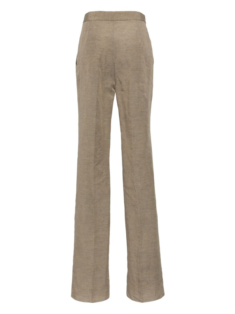 Rochas woven tailored trousers - Beige