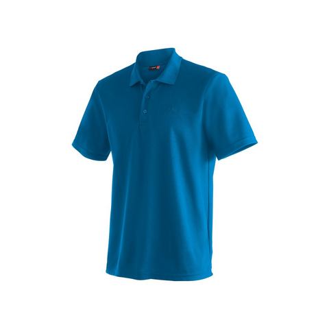 Maier Sports Functioneel shirt Ulrich Heren wandelshirt, comfortabel poloshirt voor wandelen en vrije tijd