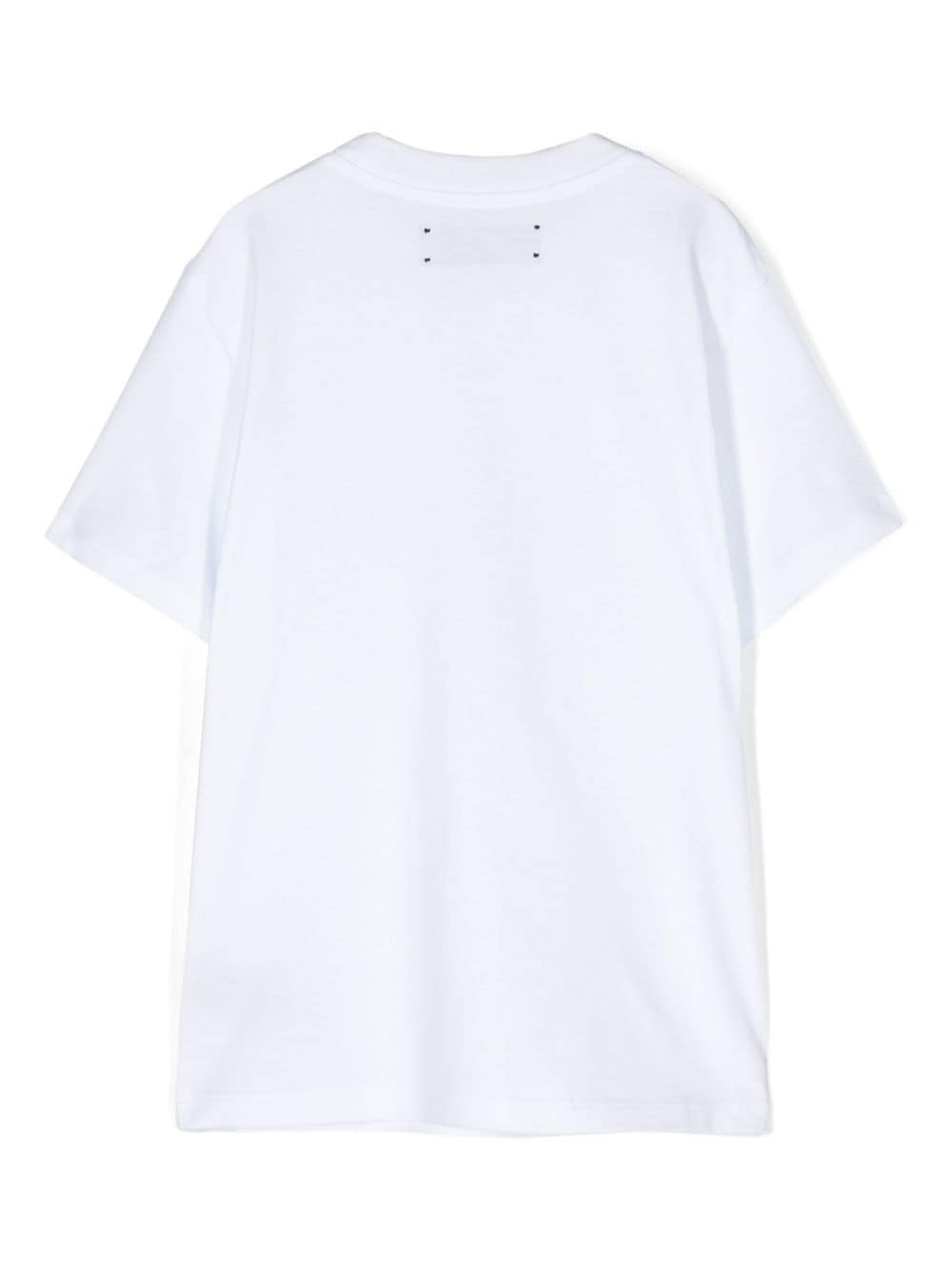 AMIRI KIDS logo-print cotton T-shirt - Wit