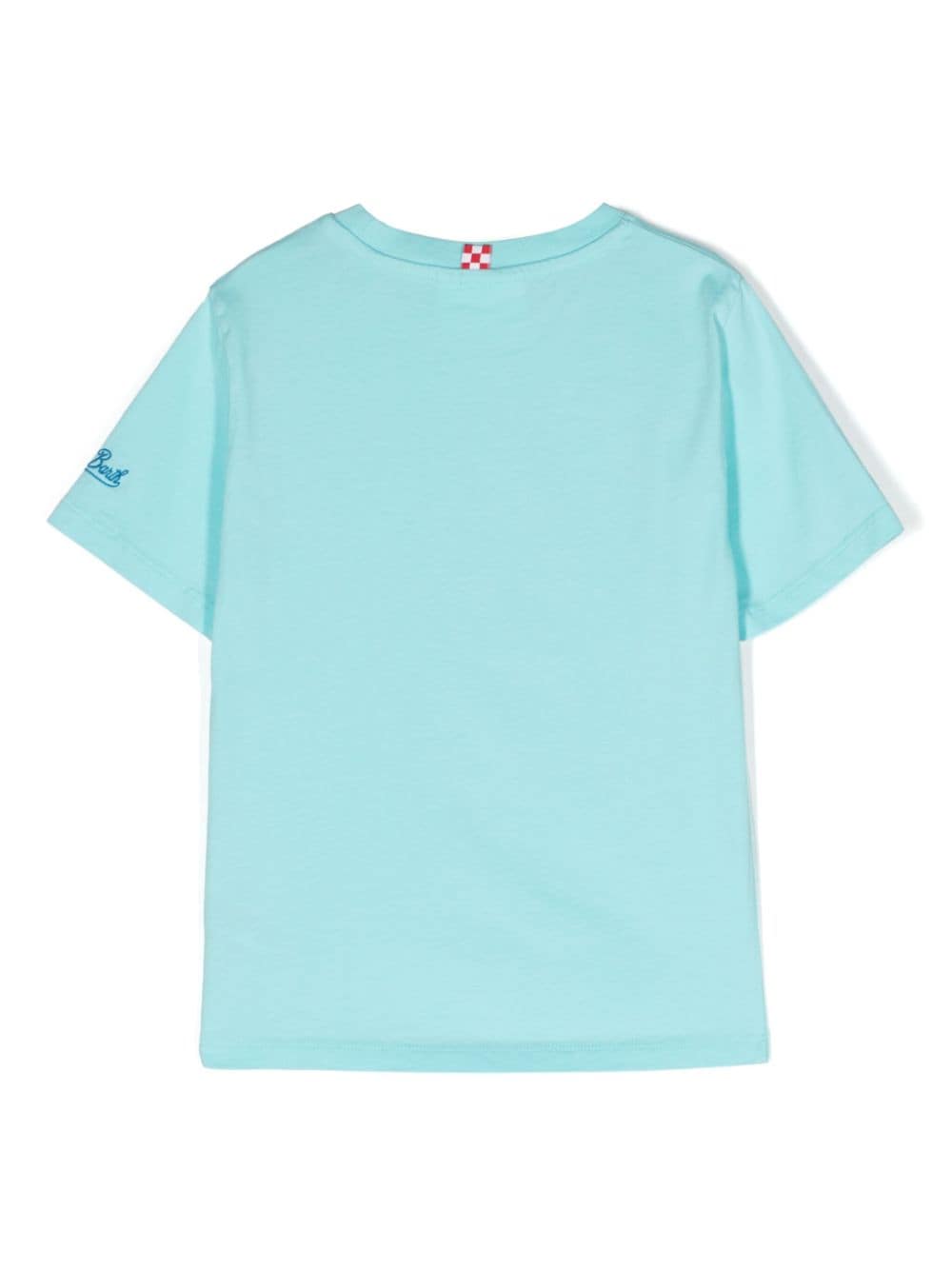 MC2 Saint Barth Kids Skater organic cotton T-shirt - Blauw