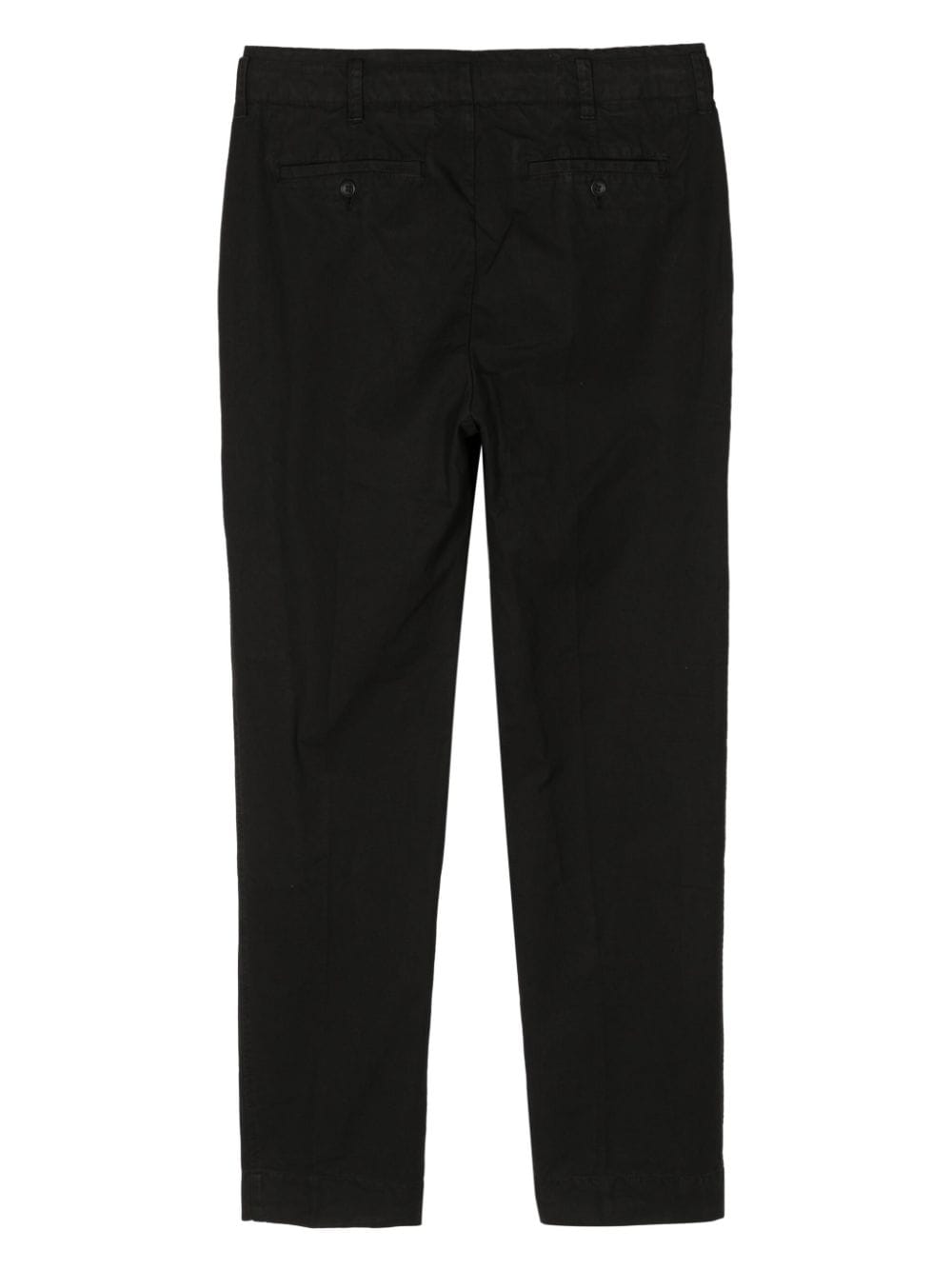 James Perse tapered-leg canvas trousers - Zwart