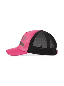 Gucci logo print baseball cap - Roze