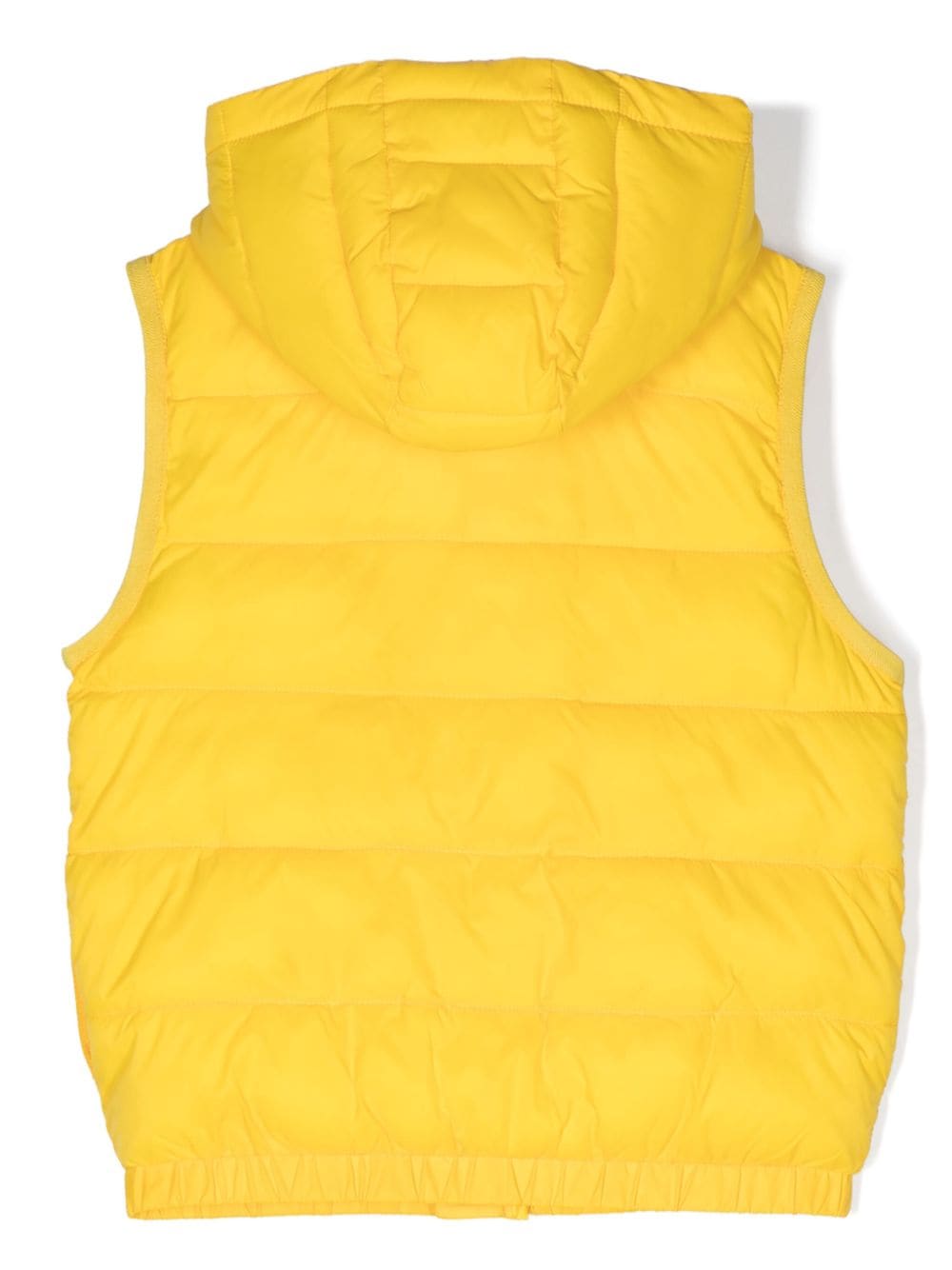Moschino Kids Teddy Bear logo-print quilted gilet - Geel