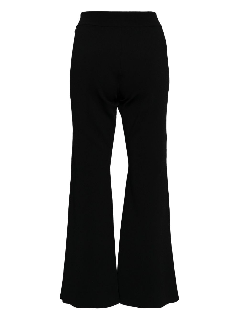 Stella McCartney high-waisted flared trousers - Zwart