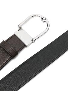 Montblanc reversible leather belt - Zwart