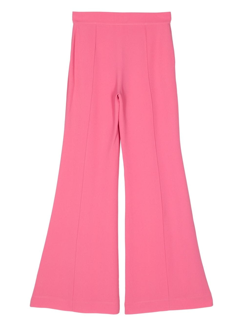 Elie Saab cady flared trousers - Roze