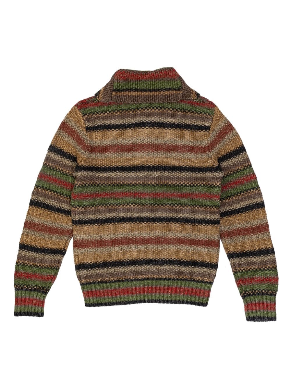 Ralph Lauren RRL shawl-collar striped jumper - Bruin