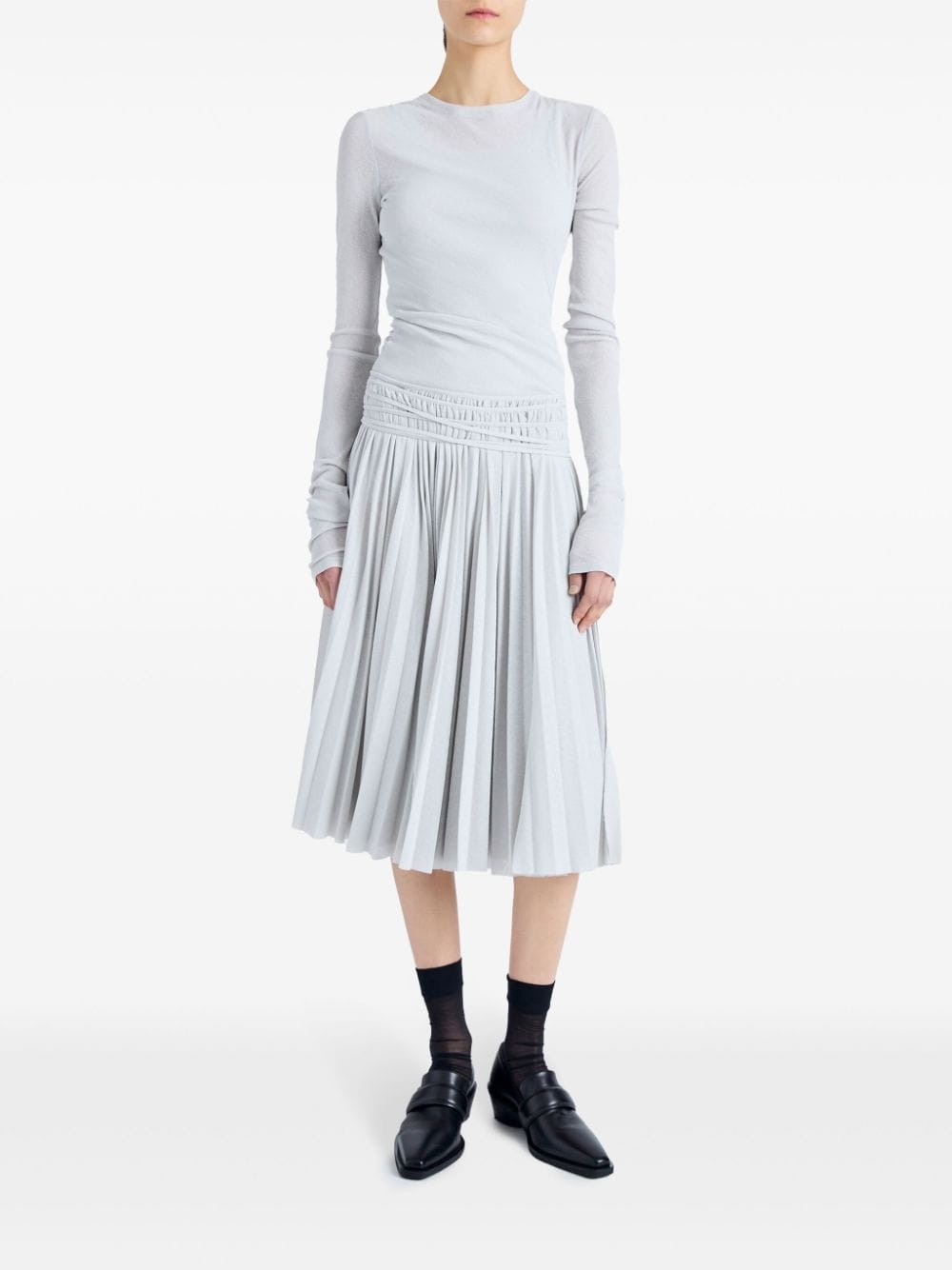 Proenza Schouler Margo pleated skirt - Grijs