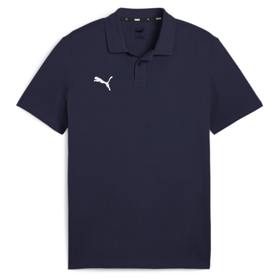 PUMA teamGOAL Casuals Polo  Navy- White
