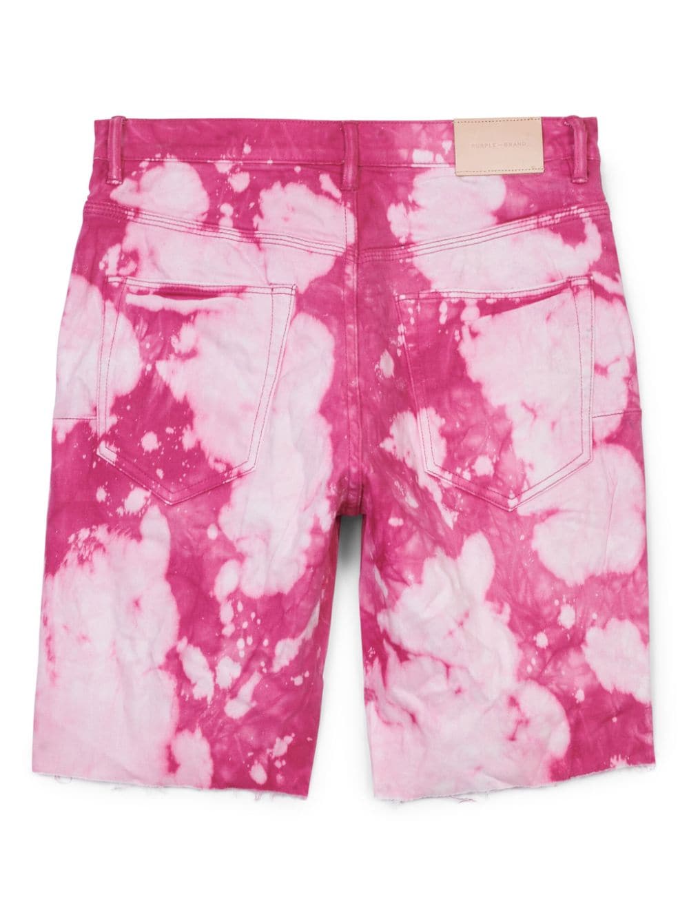 Purple Brand Shorts met gebleekt-effect - Roze
