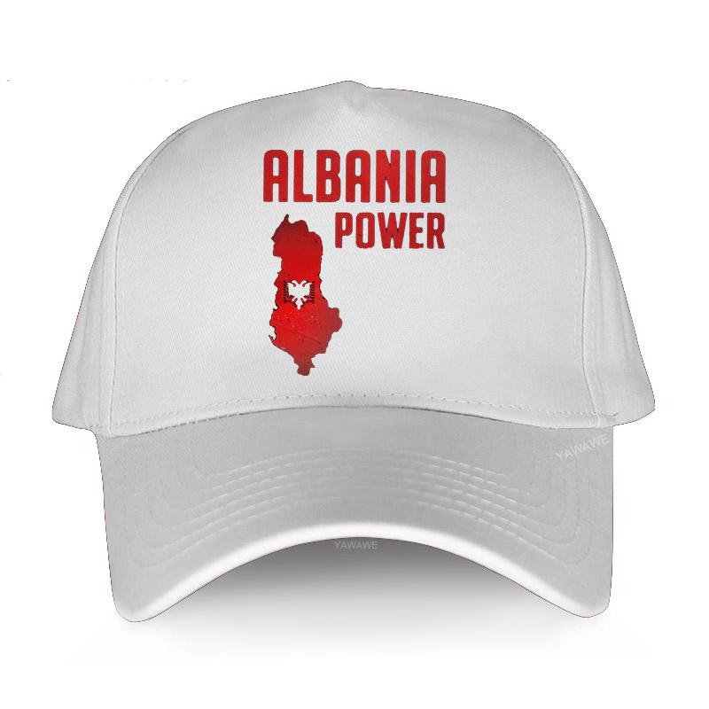 91440605MAC2A9PX9K Baseball Cap Spring Summer Solid Sunhat fashion adjustable Albania Power Albanian Flag Map Dad hat cotton outdoor brand caps