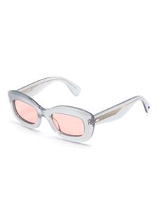 Garrett Leight Dolores rectangle-frame sunglasses - Blauw