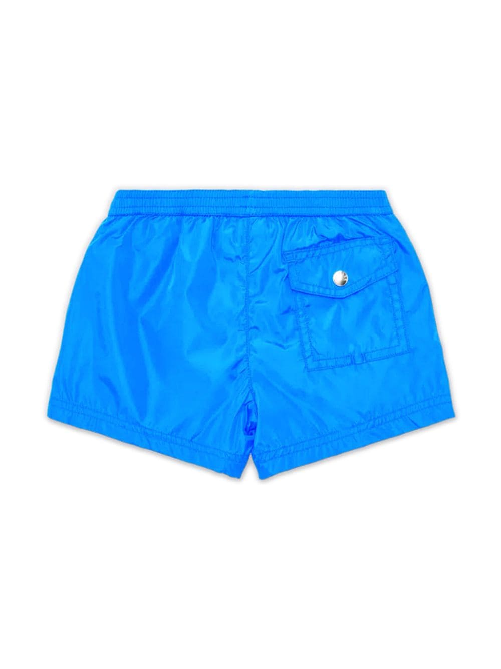 Moncler Enfant logo-appliqué elasticated-waist shorts - Blauw