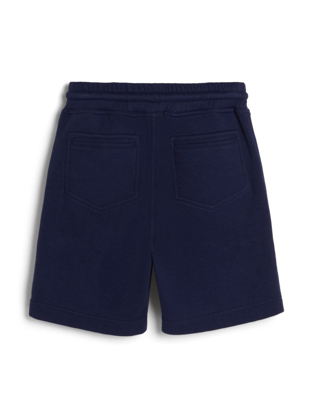 Brunello Cucinelli Kids Straight shorts met trekkoord - Blauw