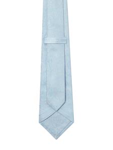Versace Zijden stropdas met Barocco jacquard - Blauw