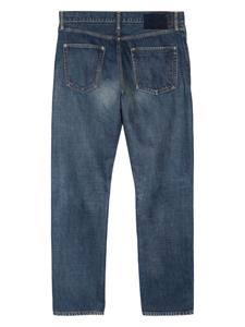 Visvim mid-rise straight-leg jeans - Blauw