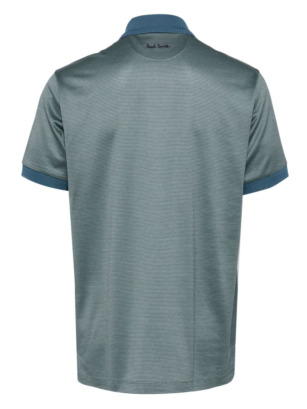 Paul Smith half-zip fastening polo shirt - Blauw