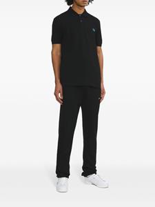 Fred Perry Poloshirt met geborduurd logo - Zwart