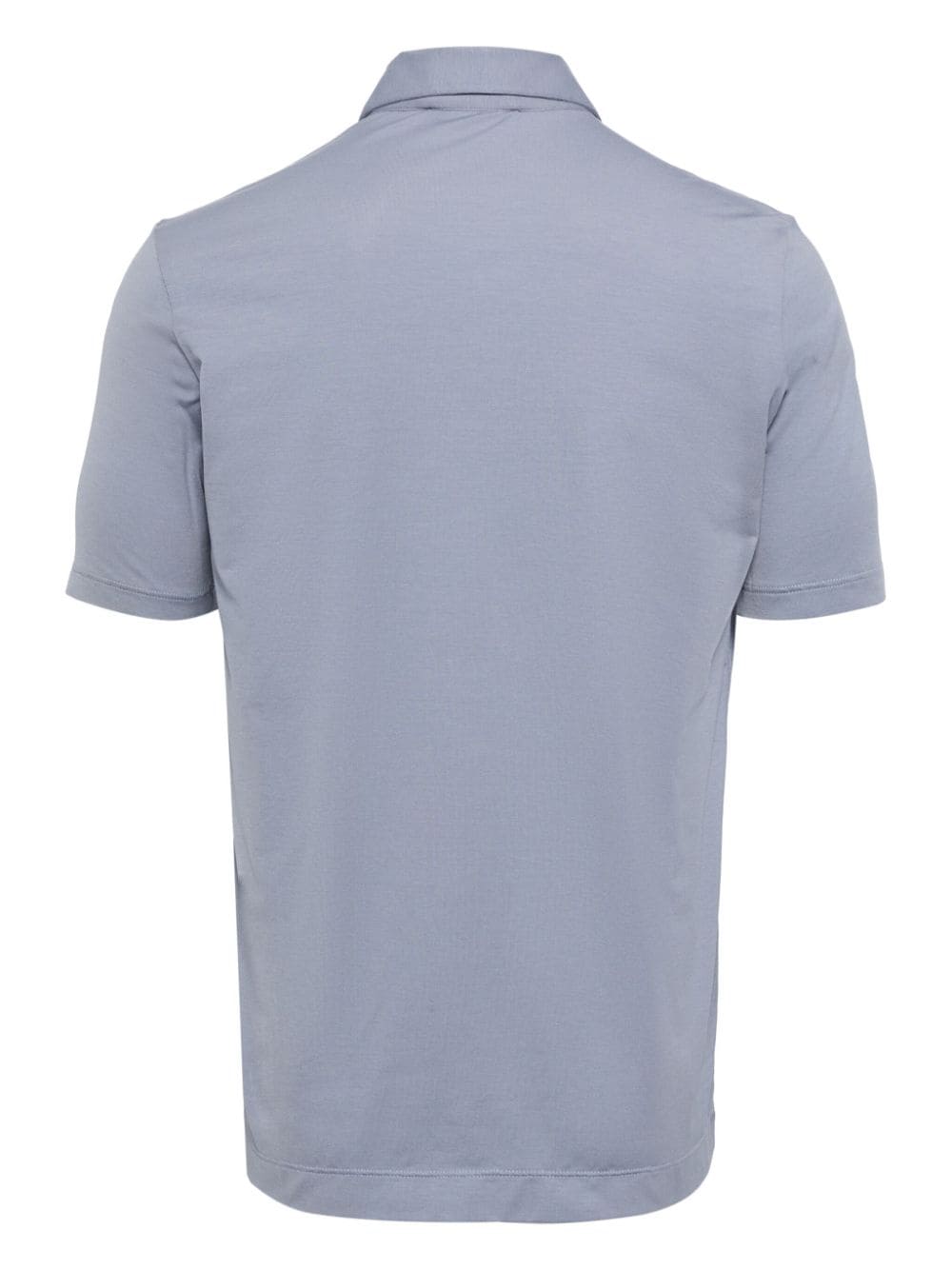 Cruciani stretch-cotton polo shirt - Blauw