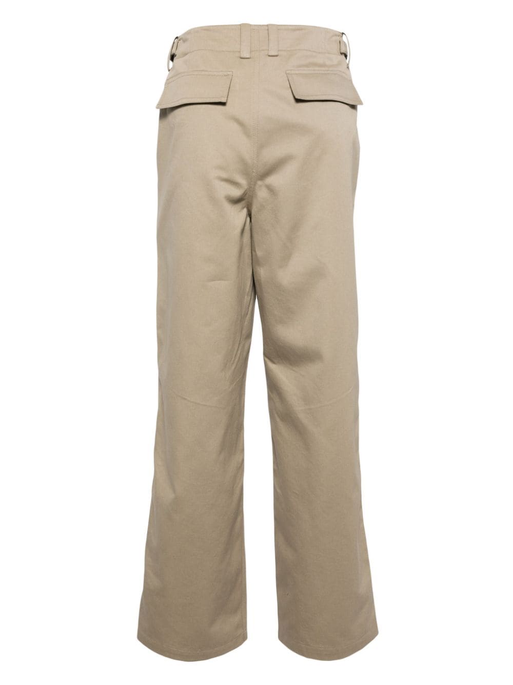 STUDIO TOMBOY straight-leg cotton-blend trousers - Beige