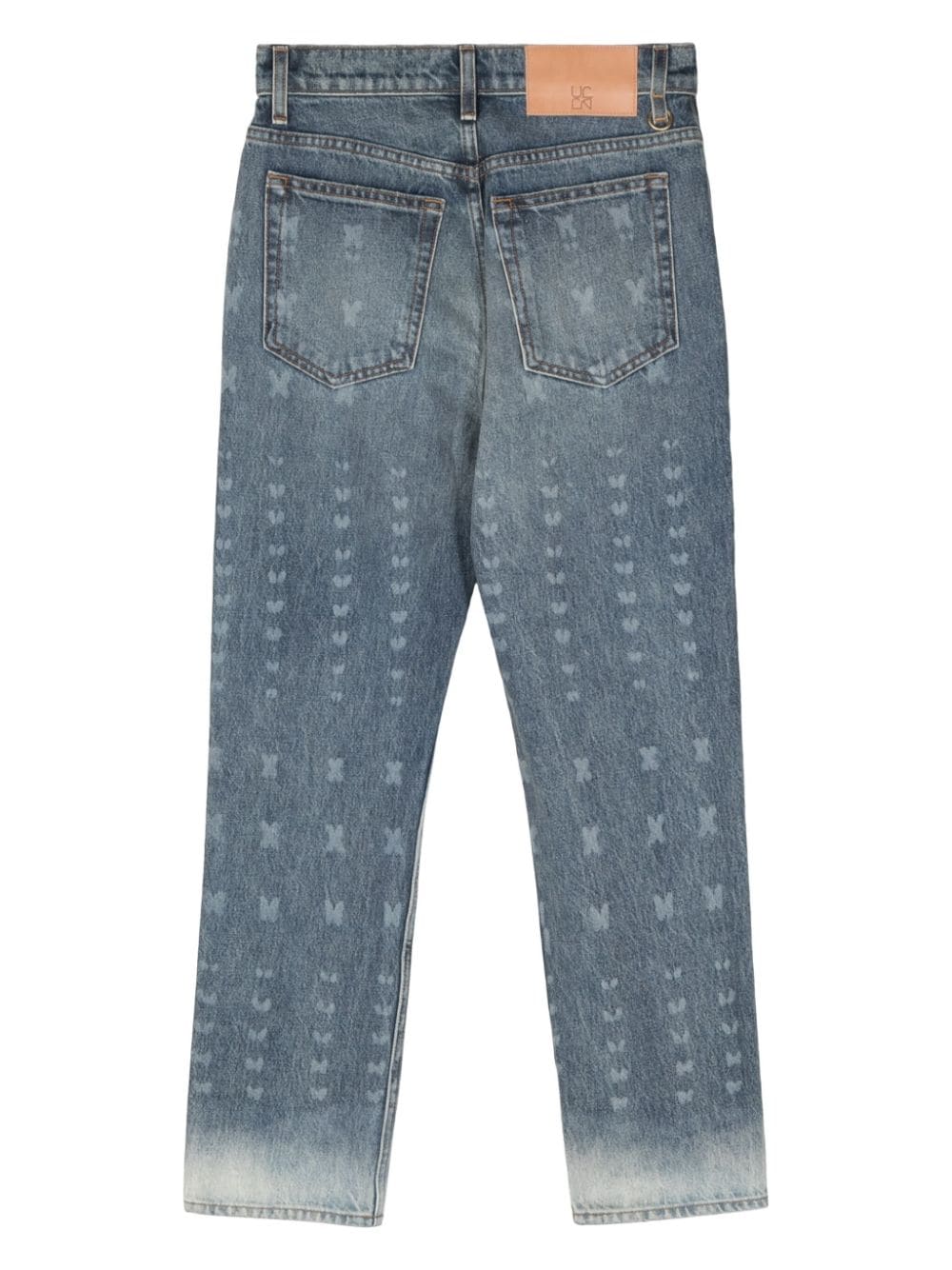 Ulla Johnson Agnes high-rise cropped jeans - Blauw