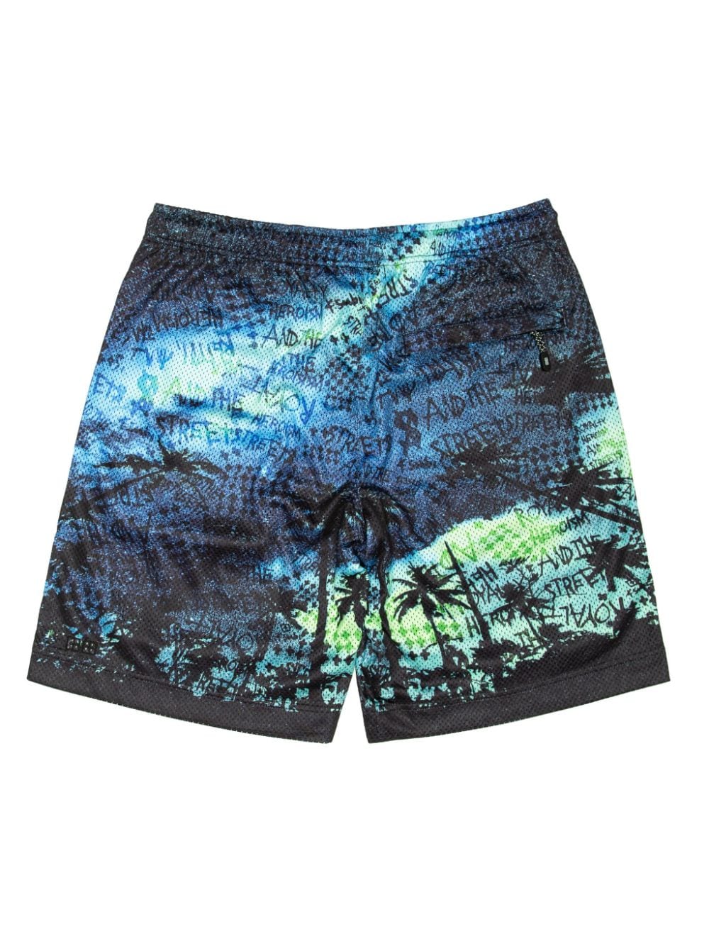 Ksubi tropical-print deck shorts - Blauw