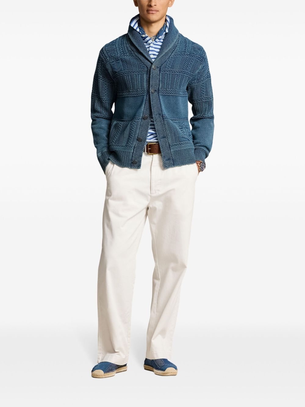 Polo Ralph Lauren Vest met patchwork - Blauw