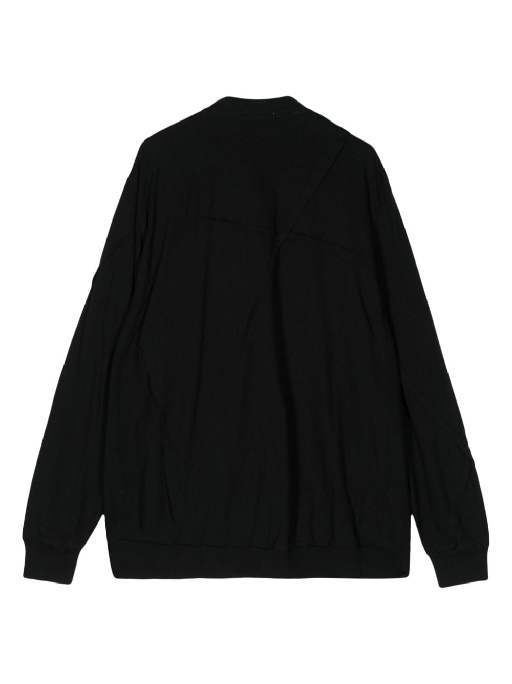 Undercover V-neck cotton cardigan - Zwart