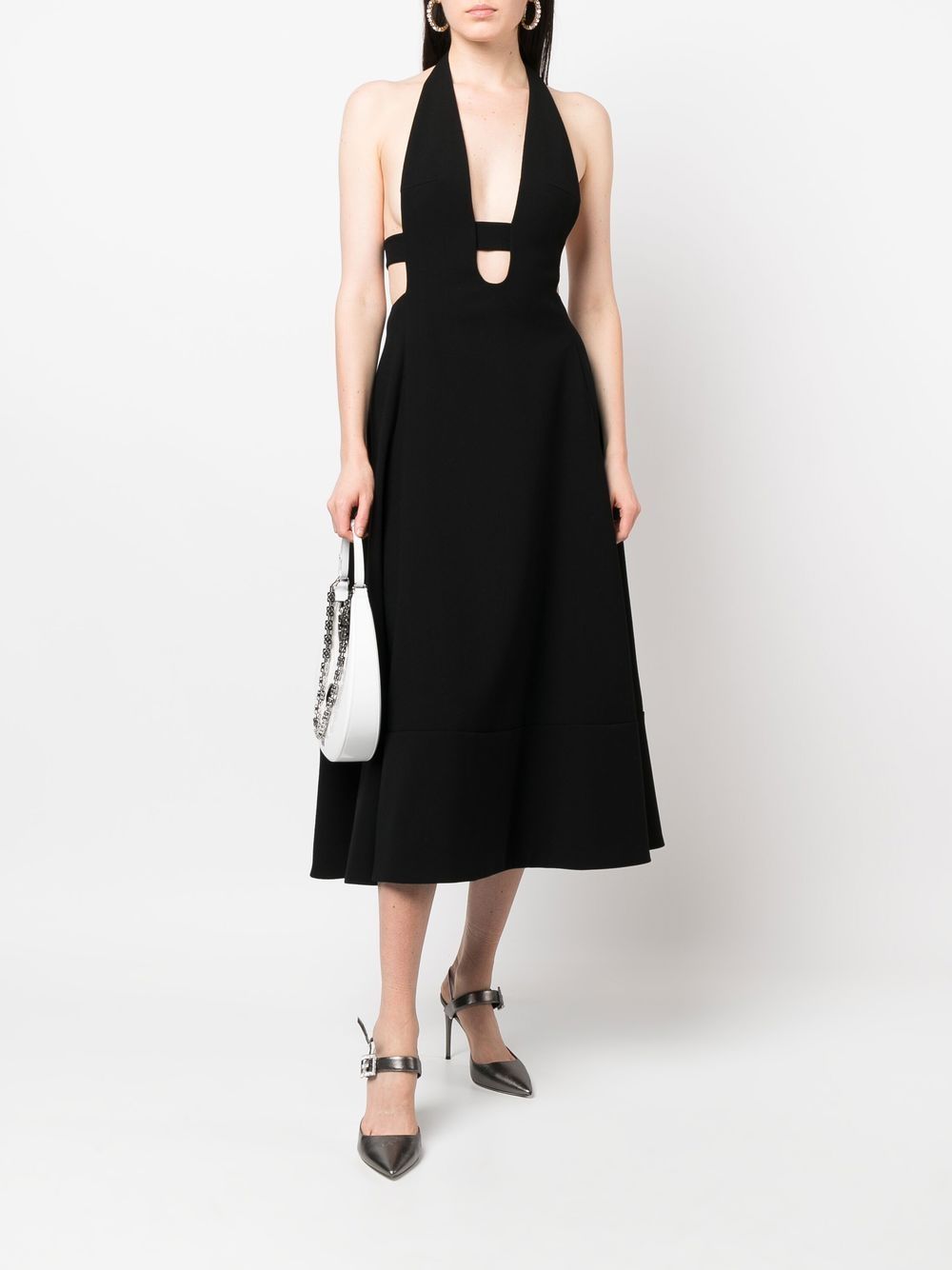 Saint Laurent Zijden jurk - Zwart