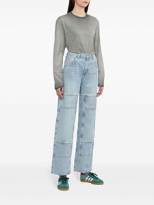 AGOLDE Tanis high-rise wide-leg jeans - Blauw