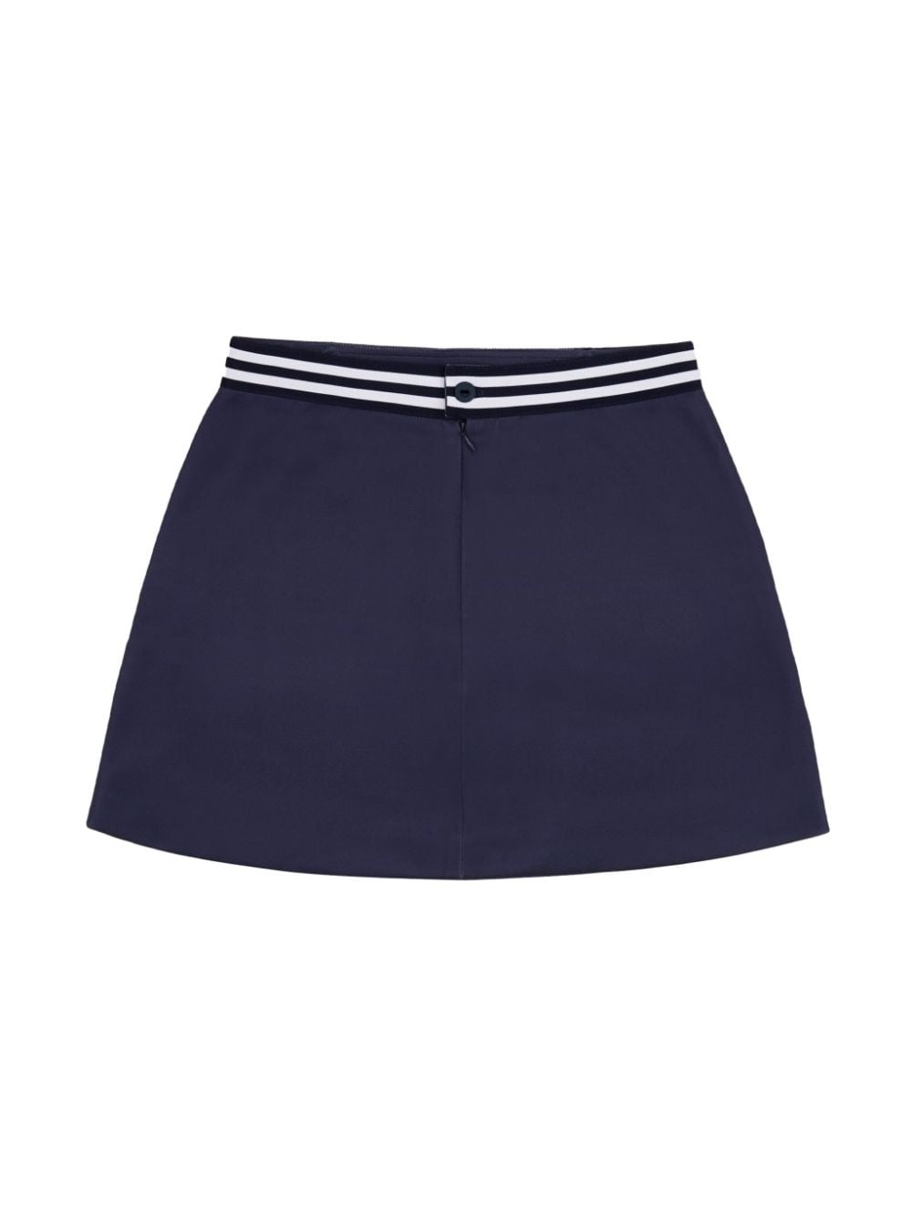 Sporty & Rich Kelly logo-embroidered skirt - Blauw