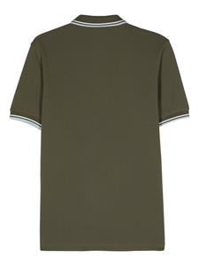 Fred Perry logo-embroidered cotton polo shirt - Groen