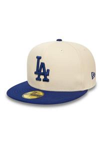 New era MLB LA Dodgers Team Colour 59FIFTY Cap, Ecru