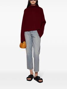 ACE HARPER The Iggy cotton cropped jeans - Blauw