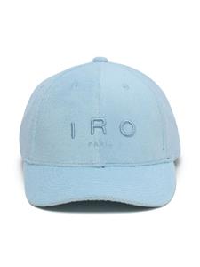 IRO logo-embroidered baseball cap - Blauw