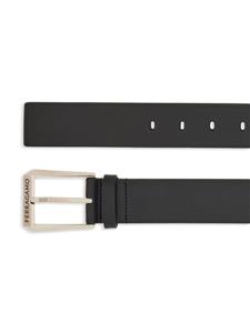 Ferragamo buckle leather belt - Zwart