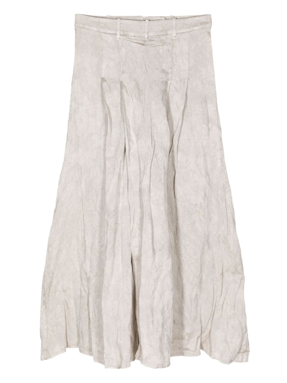 Masnada layered pleated midi skirt - Beige