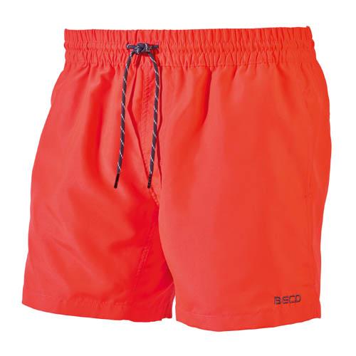 BECO zwemshorts | binnenbroekje | elastische band | 3 zakjes | koraal rood |
