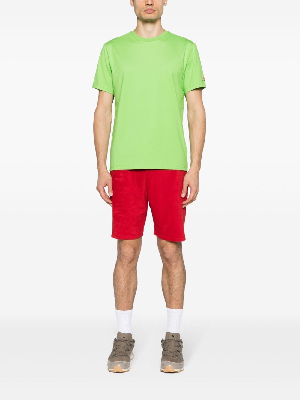 Vilebrequin logo-patch towelling shorts - Rood