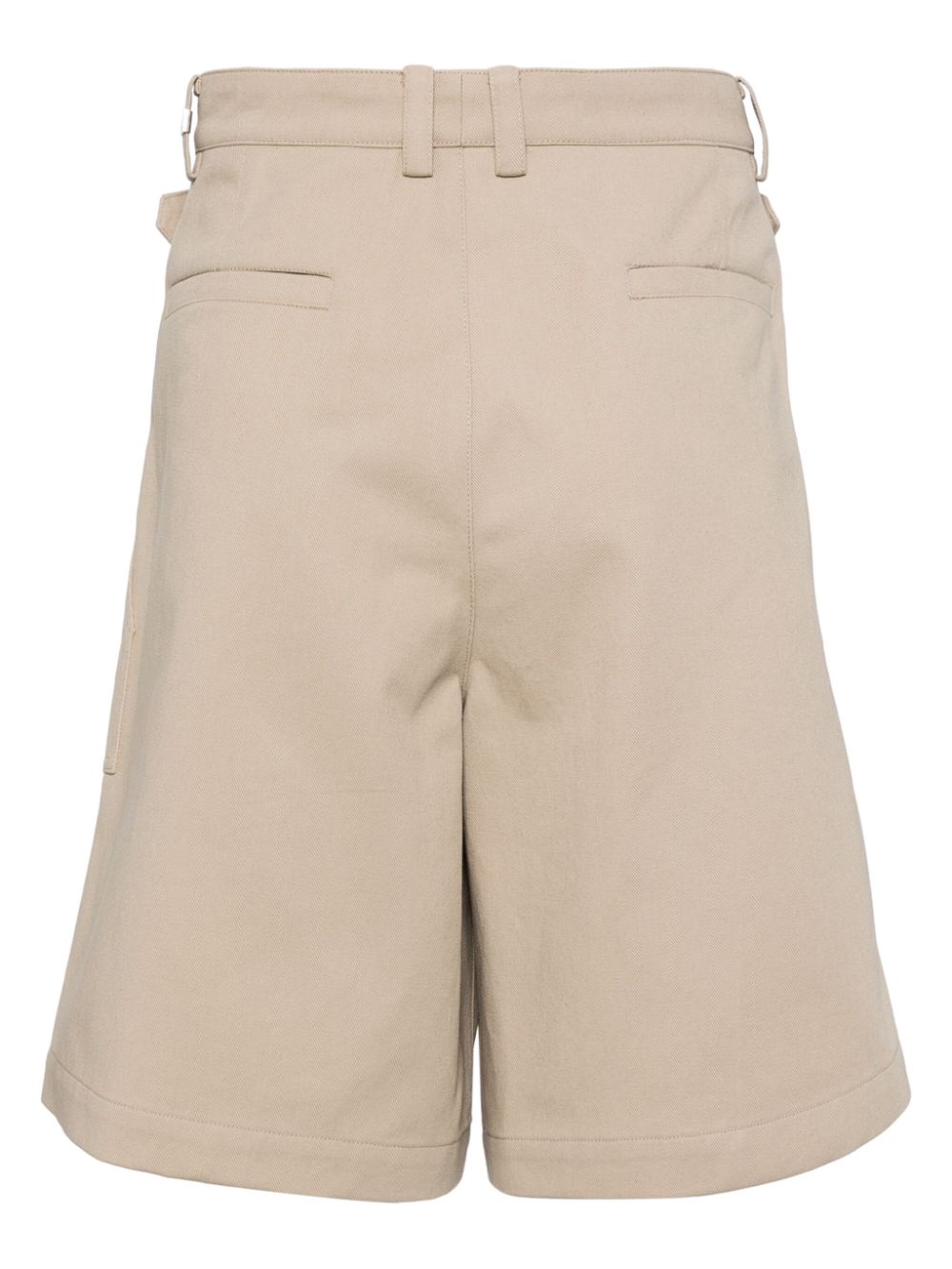 System straight-leg cotton bermuda shorts - Bruin