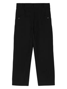 Uma Wang cotton straight-leg trousers - Zwart