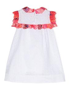 PUCCI Junior broderie-anglaise cotton dress - Wit