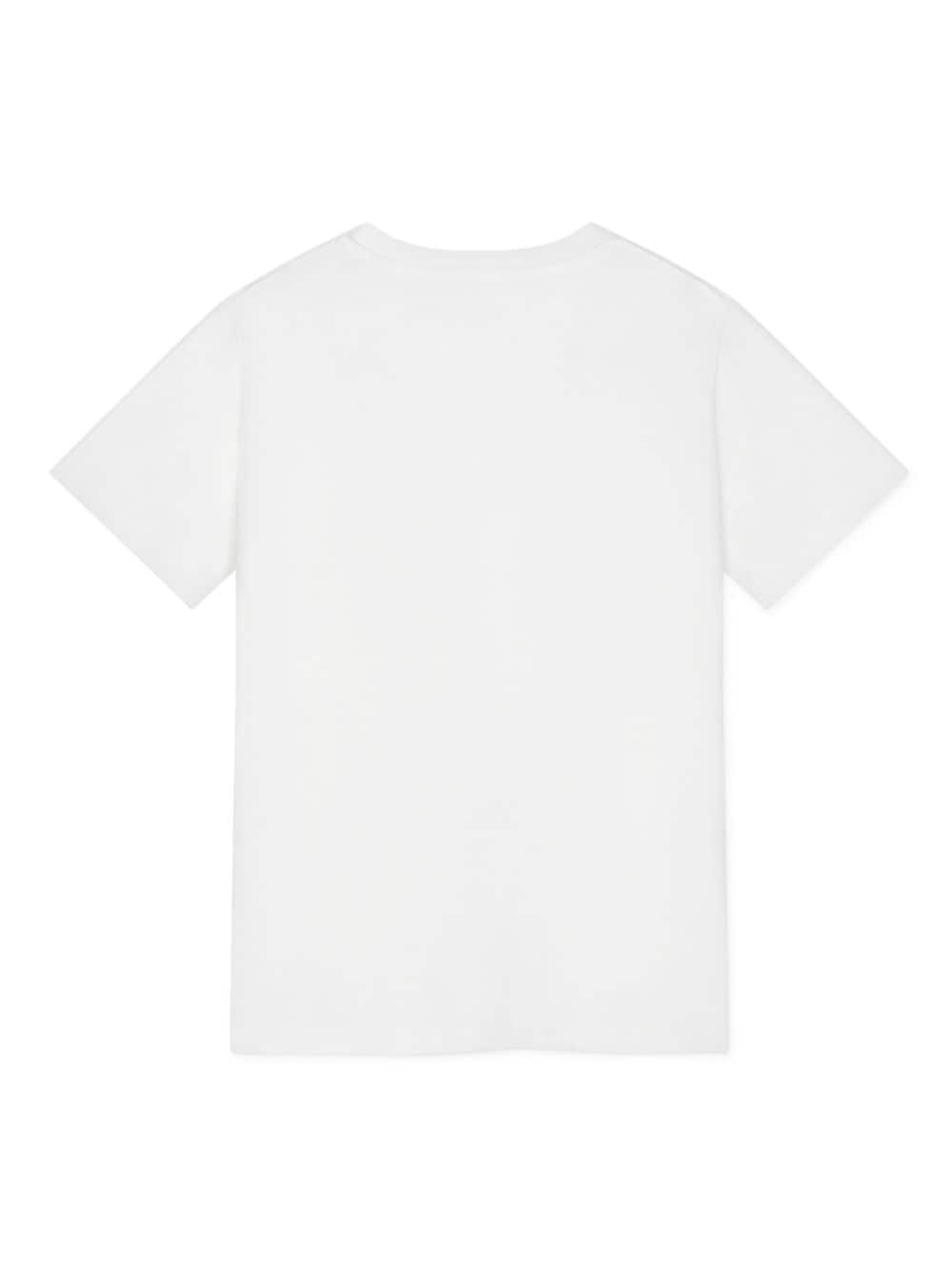 Versace Kids logo-print T-shirt - Wit