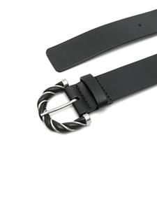 Bottega Veneta Twist leather belt - Zwart