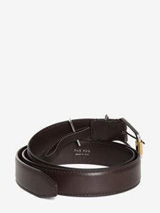 The Row logo-stamp leather belt - Bruin