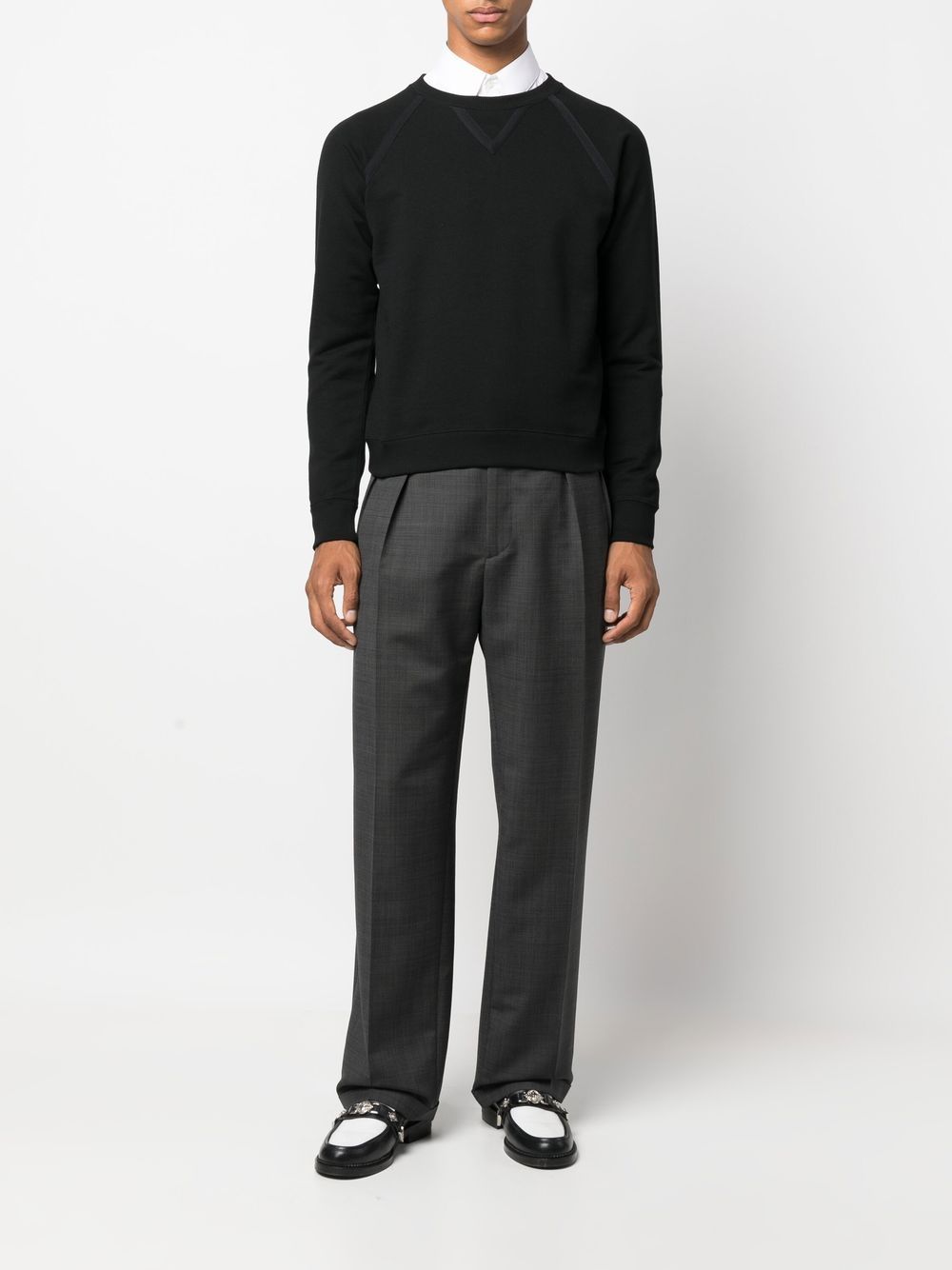 Saint Laurent Sweater met raglan mouwen - Zwart